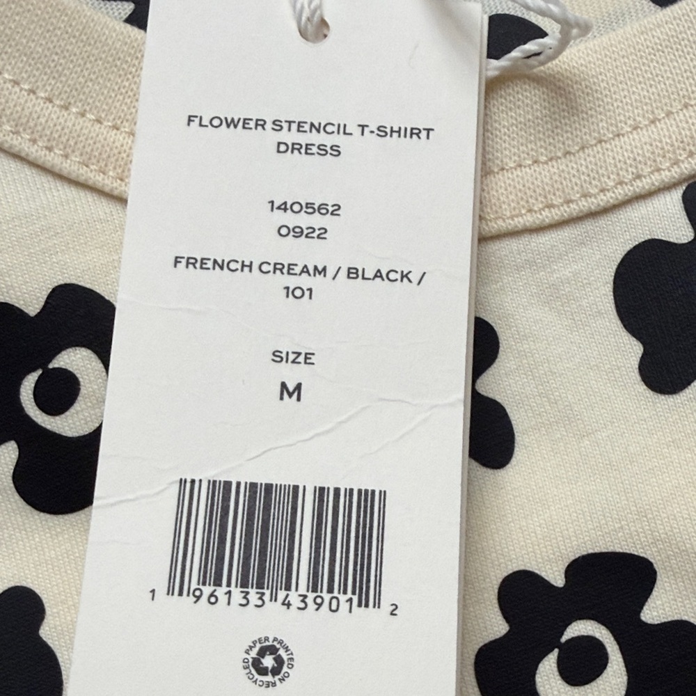 Tory Burch Flower Stencil T-Shirt Dress - Picture 7 of 8
